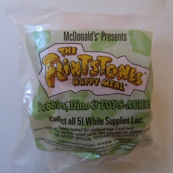 Vintage McDonalds FLINTSTONES House Happy Meal *NEW* in Package Toy 1993 - Picture 1 of 3